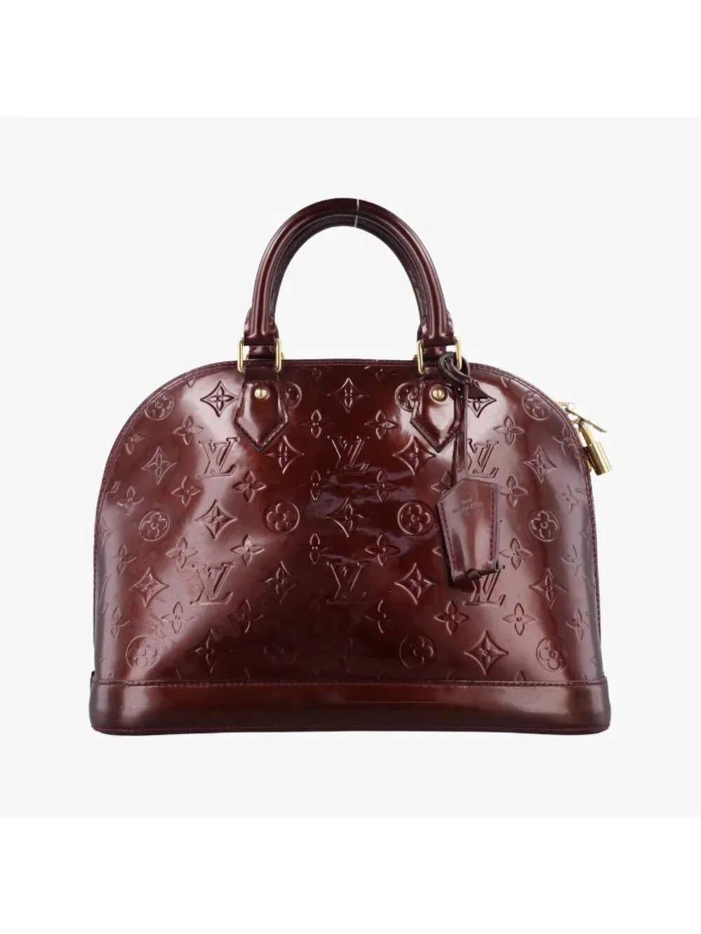 Louis Vuitton Alma PM Amarante Vernis Handbag